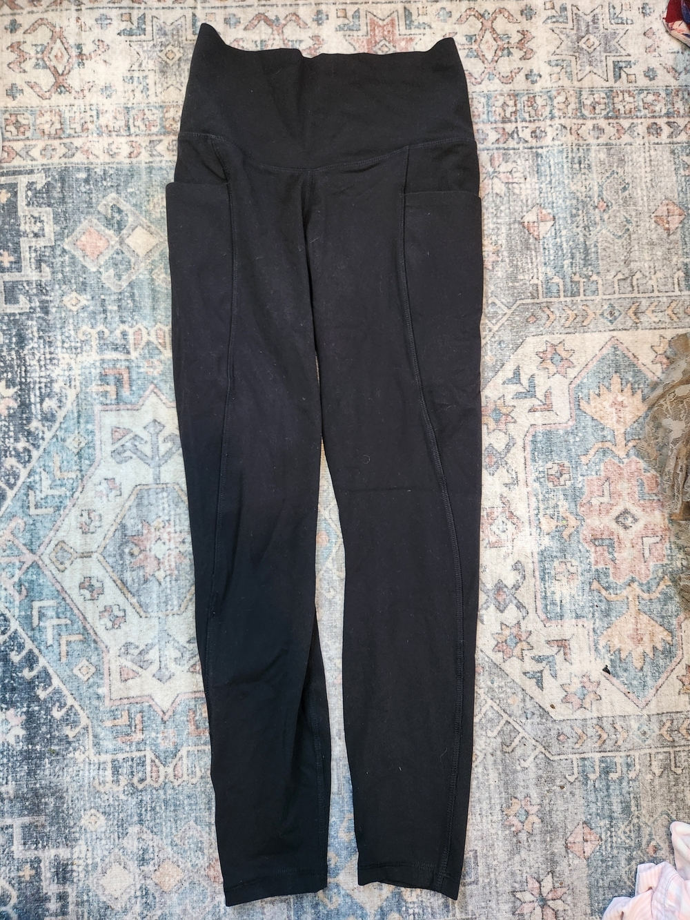 High-Waist Black Workout Leggings